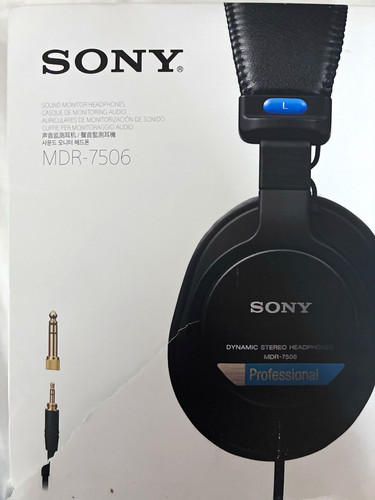 Sony mdr 7506 - over-ear, wired