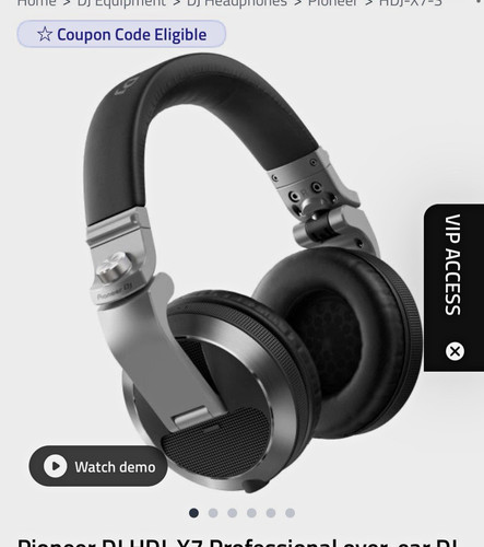 Pioneer hdj s wired - hdj-x7-s,