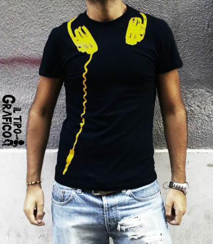 Shirt headphones cuffie - dj,